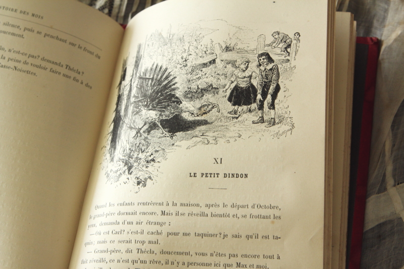 アンティークブック　妖精　古書　童話　フランス
