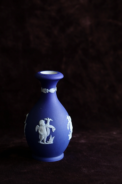 ジャスパーウェア　天使のポージーベース　wedgwood ウエッジウッド　イギリス　アンティークストリュフ 20250828