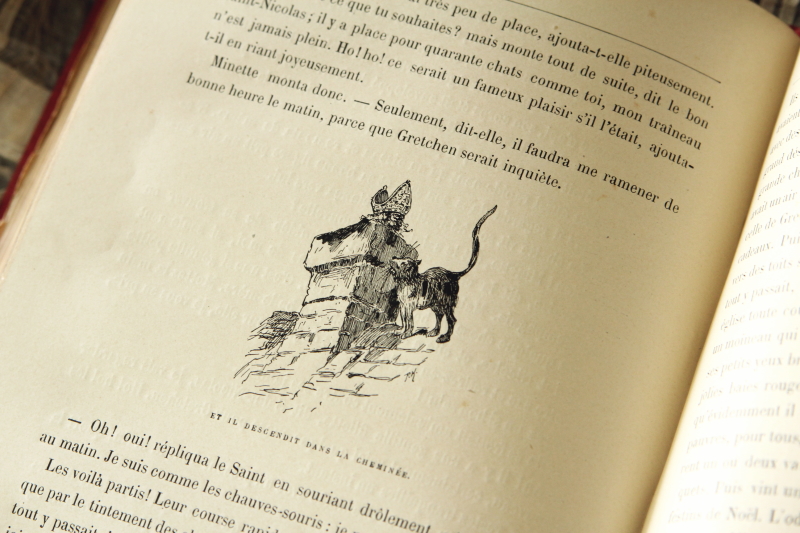 アンティークブック　妖精　古書　童話　フランス