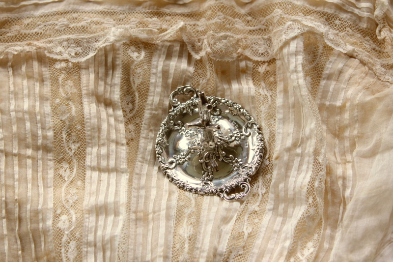 アンティークシルバーリングツリー　イギリス　ヴィクトリアン　ジュエリー　指輪