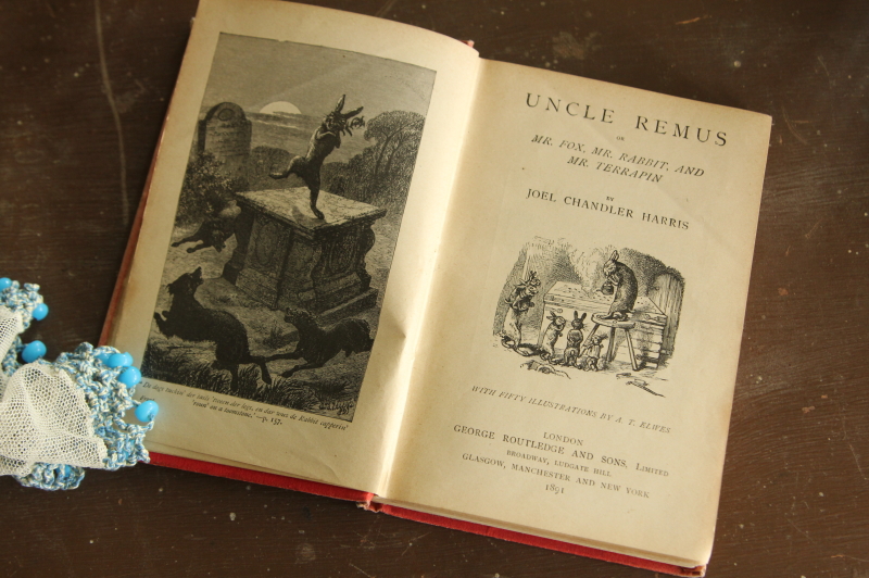 アンティークブック古書　児童書　UNKLE REMUS リーマスじいや　イギリス