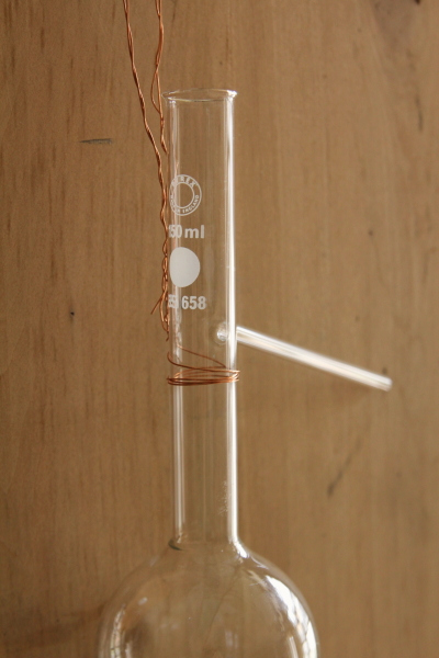 アンティークフラスコ　花器　実験道具　イギリス