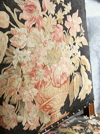 アンティークチェア ルイ１４世　フランス　ゴブラン織　つづれ織り　タペストリー　タピスリー