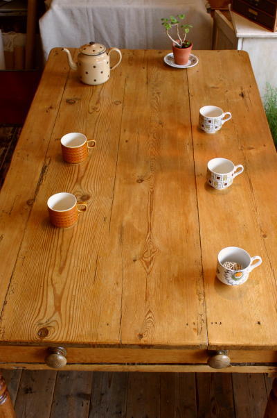 【トキ・ツヤ】 アンティーク　パイン材　テーブル トキ・ツヤ様専用】 アンティーク パイン材 テーブル