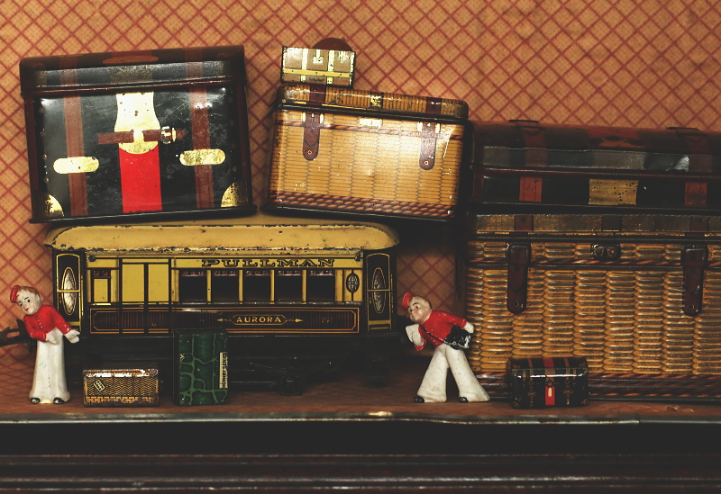 アンティークビスケットティンボックス ブリキ缶 Hudson Scott & Sons Ltd, Huntley & Palmers イギリス