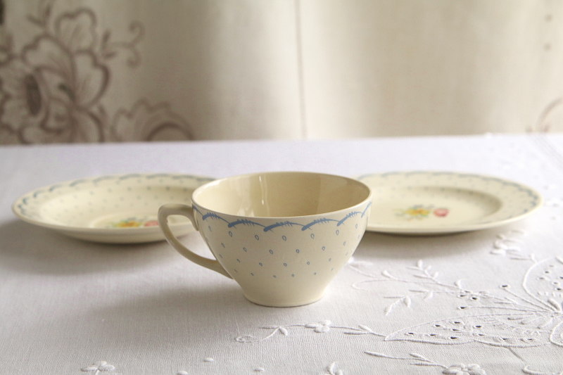 susie cooper スージークーパー プランタン ティーカップ ティートリオ イギリス アンティークストリュフ